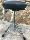 Roc n Soc Drum Hydraulic Throne Seat Chair BROWN ROUND