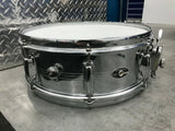 Slingerland Snare - 8 Lug Zoomatic 14 x 5 Brass Chrome Drum