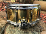Pearl Free-Floating 14x6.5" Brass Snare Drum
