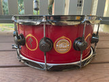DW Collector's Series "Snakes and Arrows" Neil Peart Rush 6x14 Snare drum