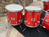 Rogers 70's Big R 6Pc DBL BASS Drum Kit Mojave Red 20x14(x2) 12x8,13x9,16x16(x2)