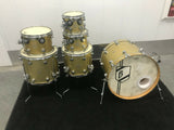 DW Collectors 6pc Drum Set kit . Gold badge!! Gold Sparkle Finish