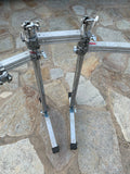 Pearl Icon Double Bass Drum Rack with Castor Wheels. Fair
