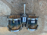 LP Performer Series Bongos With Chrome Hardware Blue Fade