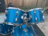 Vintage North Drums 6pc Drum Set kit - White Finish