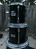 Yamaha Recording Custom 5pc Drum Set kit BLACK 22x16,10x10,12x10,14x12,16x14