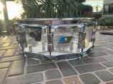 Ludwig Vistalite 14 x 5.5 1976 snare drum - Clear