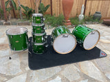 Pearl MCX Masters 7pc Double Bass Drum Kit Shamrock Green