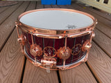 DW Collectors Series Neil Peart Rush RARE "Evolution" Time Machine Snare - EX
