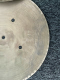 Vintage Zildjian Avedis Quick Beat Hi Hat Cymbals, 1970s Hollow Logo