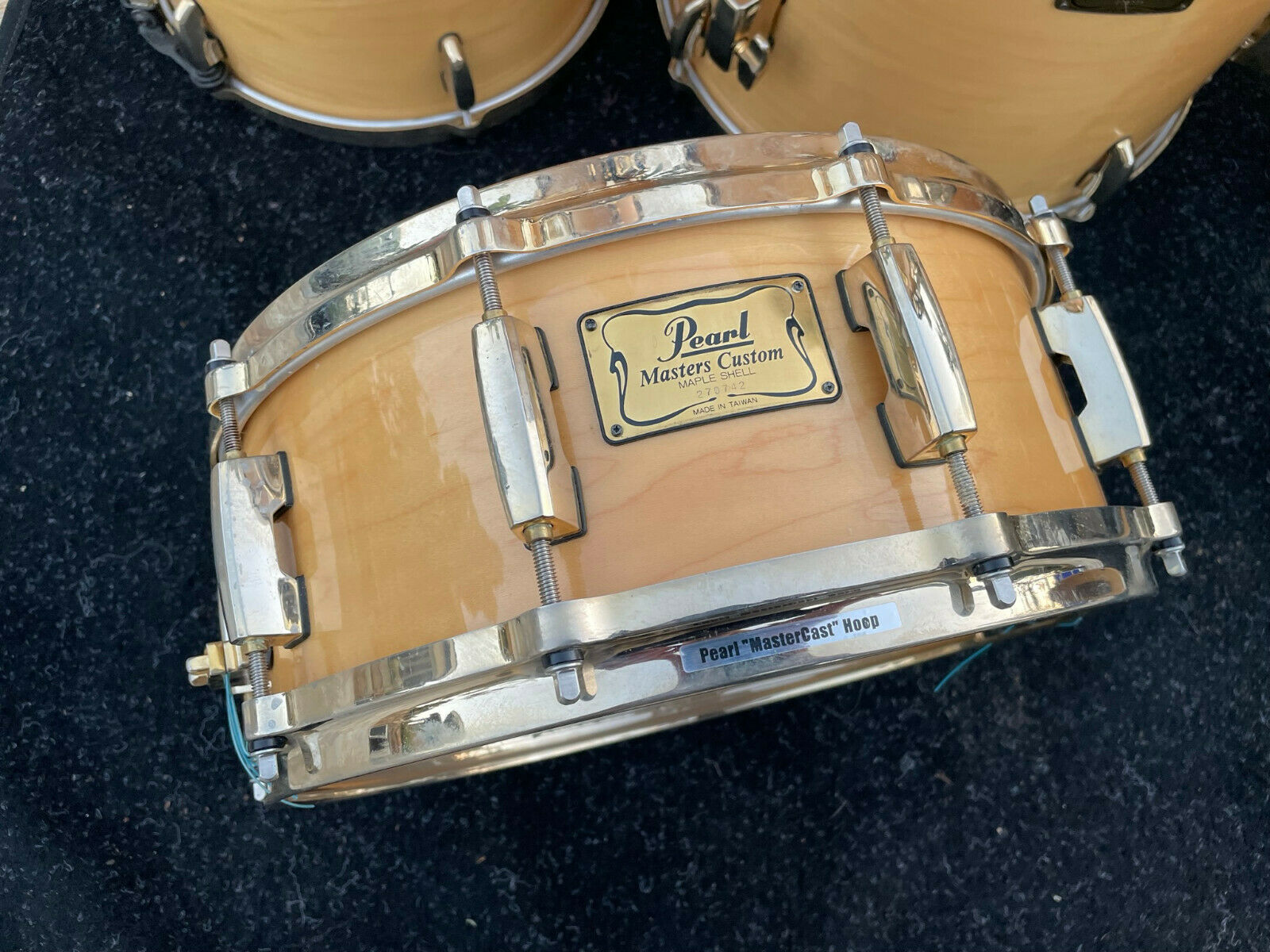 Pearl Masters Custom Maple 8pc Drum Set kit Natural – Blakes Drum Shop