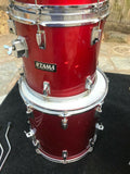 Tama Superstar CANDY APPLE RED 4pc Drum Set Kit 12x11,13x12,16x16,24x16