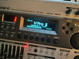 Roland Td-20 VDrum Module Brain td20  - EXCELLENT - w/ WOT TECH LCD !!