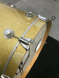 DW Collectors 6pc Drum Set kit . Gold badge!! Gold Sparkle Finish