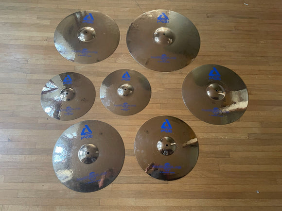 PAISTE ALPHA NICKO MCBRAIN IRON MAIDEN CYMBAL SET!! 14,16,17,18,19,22!!!