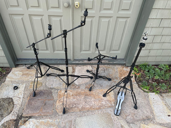 Mapex Drum Hardware Package - 2 x Cymbal Stands - 1x hihat 1 x snare - BLACK VER