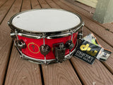 DW Collector's Series "Snakes and Arrows" Neil Peart Rush 6x14 Snare drum w/ TAG