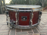 Vintage Tama Superstar 14X6.5 Snare Drum Mahogany Finish - Excellent