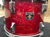 Tama Superstar Cherry 13x9 Cherry Tom Drum 80's - Shallow Size