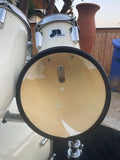 Vintage North Drums 6pc Drum Set kit - White Finish