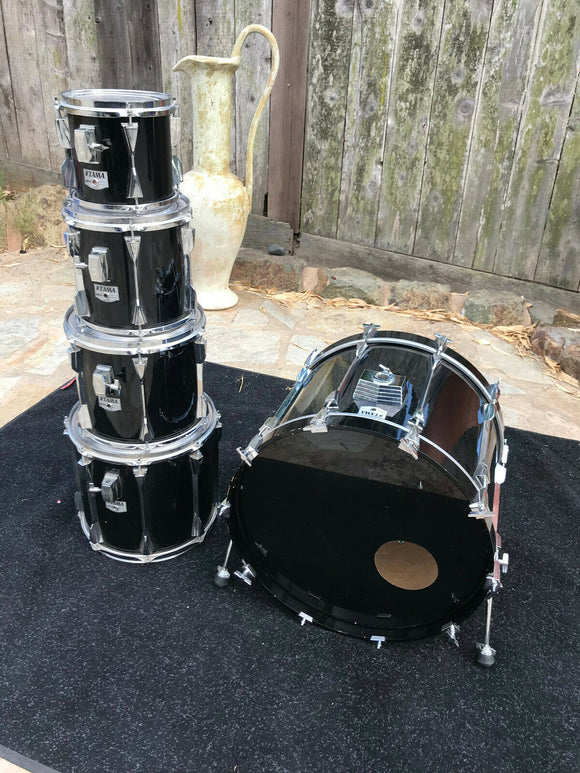 Tama Granstar 2 Black 5pc Drum Set kit!!!