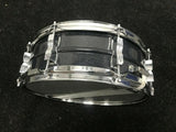Ludwig LM404 Acrolite 5x14" Aluminum Snare Black Galaxy 1990s