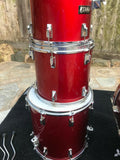 Tama Superstar CANDY APPLE RED 4pc Drum Set Kit 12x11,13x12,16x16,24x16