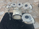 Vintage North Drums 6pc Drum Set kit - White Finish