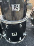 Rogers 70's Big R 10Pc Huge Beast - STUDIO TEN DOUBLE BASS Drum Set Kit Ebony !!