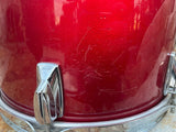 Vintage Tama Superstar Candy Apple Red CAR 1980's 12 x 9  Tom Drum - CUTDOWN