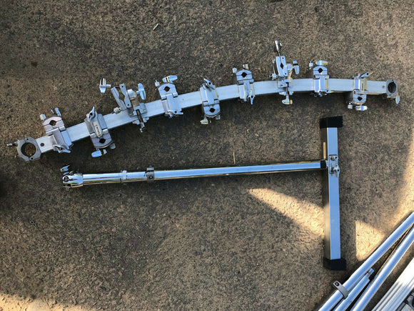 Pearl Icon Drum Rack Long Curved bar with Leg and Clamps!!