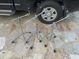 3 PACK 2x Pearl Drum Boom Cymbal Stands + 1x Pacific Boom Cymbal Stand