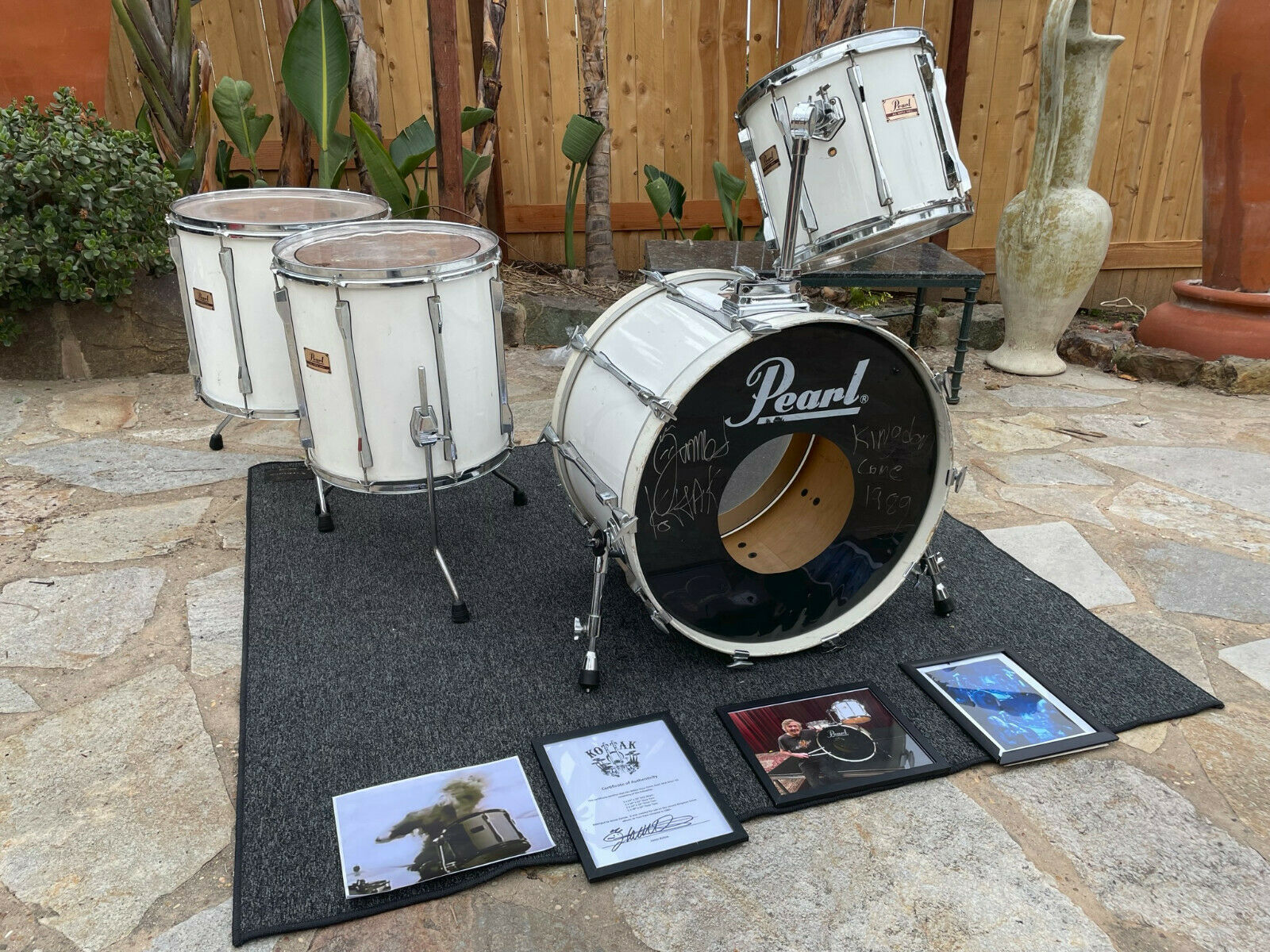 Kit Set Drum 4 buah Mutiara MLX Maple PutihKit Set Drum 4 buah Mutiara MLX Maple Putih  