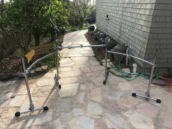 DW 9000 Stainless Steel Three Sided Drum Rack