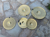 Mosico Low Volume Cymbal Pack Mute Cymbal 14"Hi-hat 16"Crash 18'Crash 20"Ride