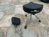 Pearl Roadster Drum Throne Seat Chair with BACKREST - READ