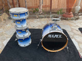 Mapex Pro M 5pc Drum Set Blue White Fade