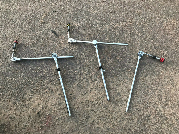 THREE PACK Hart Dyanmics Boom + Straight Cymbal Electronic Drum Set Stands