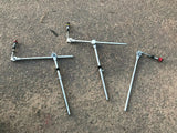 THREE PACK Hart Dyanmics Boom + Straight Cymbal Electronic Drum Set Stands