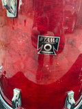 Vintage Tama Superstar Cherry Wine Drum Set Kit !! Looks great!!