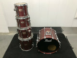 Pearl MLX Maple BORDEAUX RED LACQ 5pc Drum Set kit 10x10,12x10,14x12,16x16,22x16