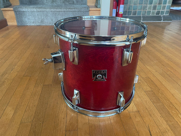 Tama Superstar Cherry 12x11 Cherry Tom Drum 80's
