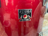 Vintage Tama Superstar Candy Apple Red CAR 1980's 13 x 11  Tom Drum - read
