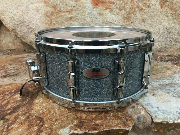 Pearl 6.5x14 Reference Snare Drum 20 ply Crystal Rain!!!