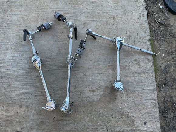 3x PACK DW DWSM799 SM912 Cymbal Arm with SM798 DogBone Clamp