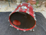 Tama Superstar Cherry 1980's 22 x16 Bass Drum