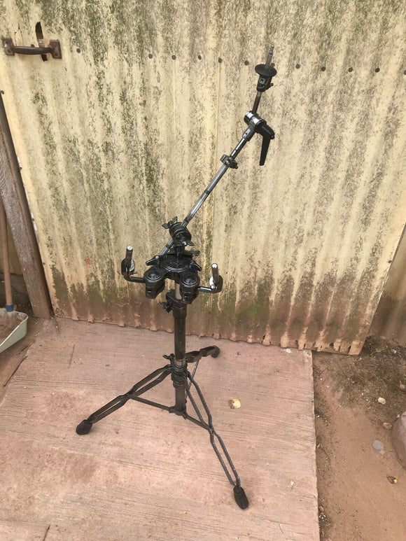 DW Collectors Double Tom Stand - SPRAY PAINTED BLACK