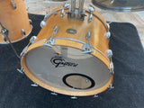 Gretsch 1970's Natural Finish 4pc Drum Set kit 22x14,12x8,13x9,16x16