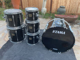 Tama Artstar Cordia Black 6pc Drum Set kit 10,12,13,14,16,24 Birch + Cordia!!