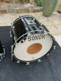 Sonor Phonic Black 6pc Drum Set kit